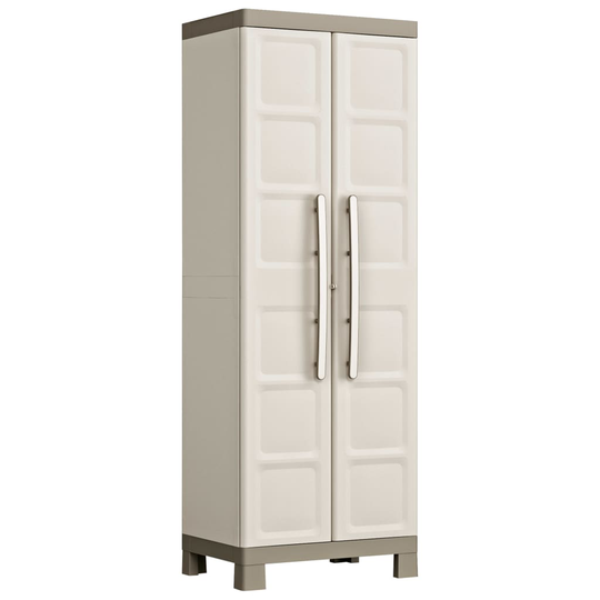 Keter Monitoimivarastokaappi/hyllyt Excellence beige ja taupe 182 cm