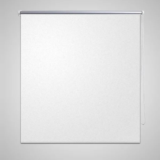 vidaXL Pimentävä rullaverho 120 x 230 cm Valkoinen