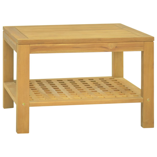 vidaXL Sohvapöytä 60x60x40 cm täysi tiikki