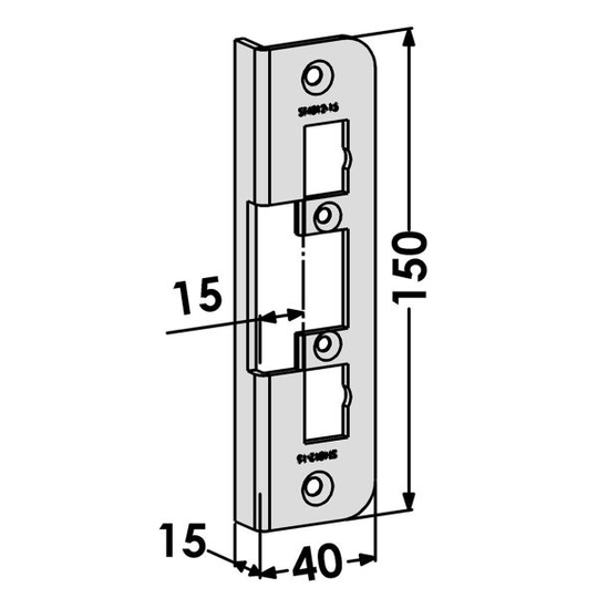 STEP ST4012-15 Tolppa malliin STEP 90 Release 15 mm, 36 mm