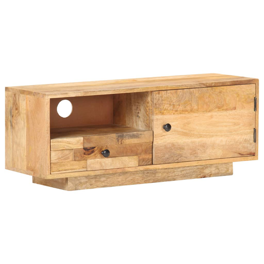 vidaXL TV-taso 90x30x35 cm täysi mangopuu