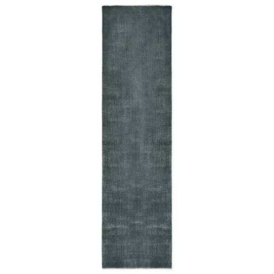 vidaXL Käytävämatto pestävä taitettava harmaa 100x400 cm polyesteri