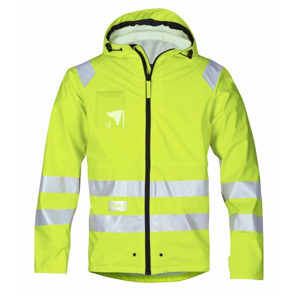 Snickers 8233 Sadetakki Hi-Vis, keltainen