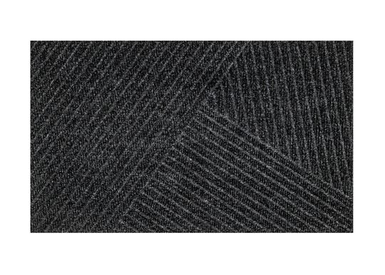 Ovimatto Dune Stripes dark grey 45x75 cm