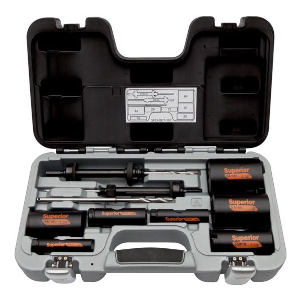 Bahco 3833-SET-101 Superior Reikäsahasarja