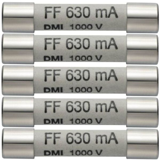 Testo 05900006 Varasulake 630 mA / 1000 V, 5 kpl