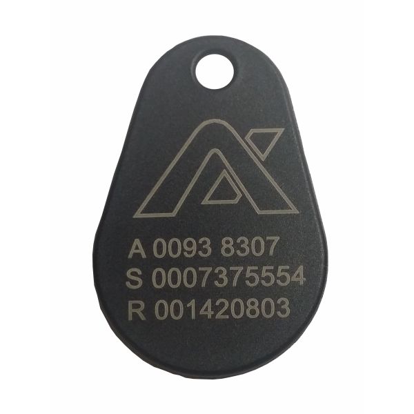 Axema 1-9007-17 Avaimenperä HD-Pro EM, laserkaiverrettu ID-koodi