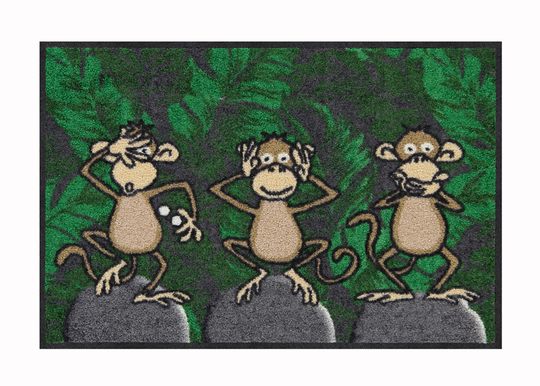 Ovimatto Three Monkeys 50x75 cm