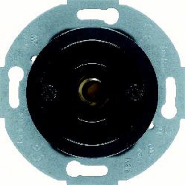 Hager 510401 Vipupainikerunko merkkivalolle, valaistu, 1-napainen Musta