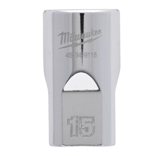 Milwaukee 4932480013 Hylsy 1/2", lyhyt 15 mm
