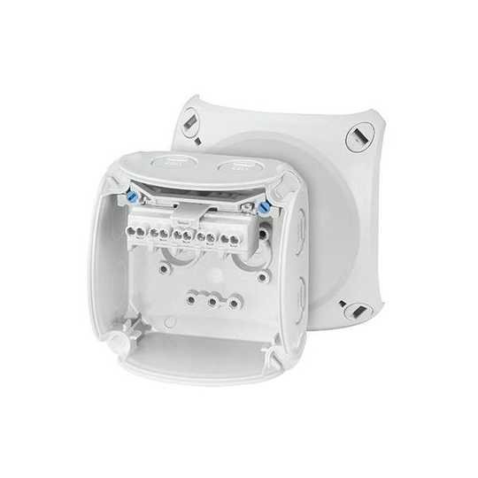 Hensel KF 0202 G Kytkentärasia harmaa, IP66, lasikuitu, 2,5 mm² 93x93 mm