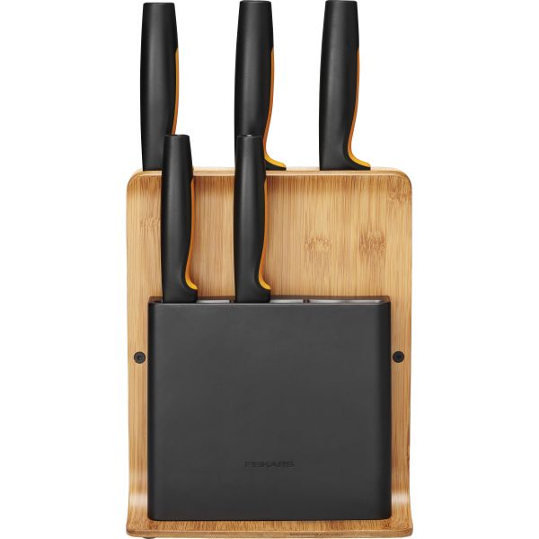 Fiskars Functional Form Veitsiteline bambua 5 veitsellä