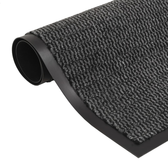 vidaXL Kuramatto suorakulmainen nukkapinta 120x180 cm antrasiitti