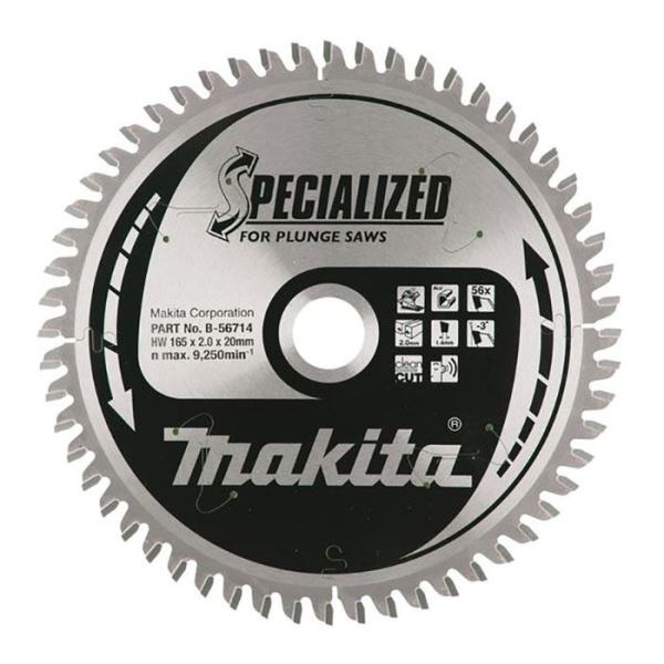 Makita B-56714 Sahanterä 165 mm, 56T
