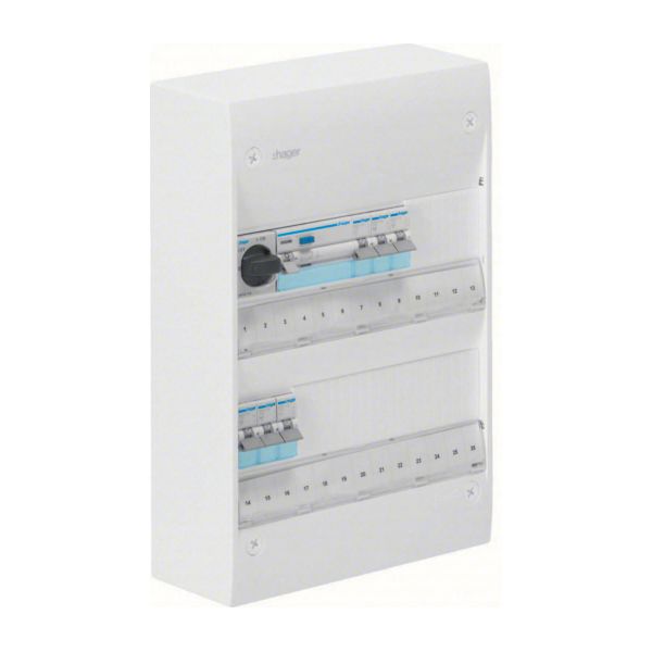 Hager GD213SF Kytkentäkaappi Tyyppi: Gamma, IP30 2 x 13 moduulia