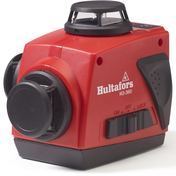 Hultafors H3x360 Ristilaser punainen lasersäde