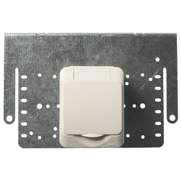 Schneider Electric Aqua Stark PV Seinäpistorasia 1-osainen, asennuslevy