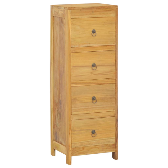 vidaXL Lipasto 30x30x90 cm täysi tiikki
