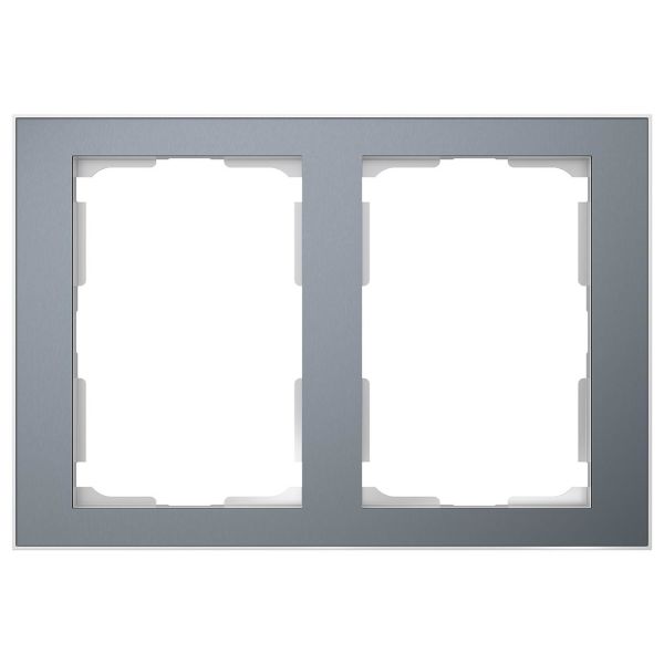 Elko EKO06914 Yhdistelmäkehys tina/alumiini 2 x 1½ lokeroa