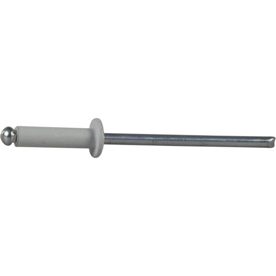 ESSVE 62721 Vetoniitit 3,2x12 mm, alumiini/teräs, avoin Valkoinen, 775 kpl