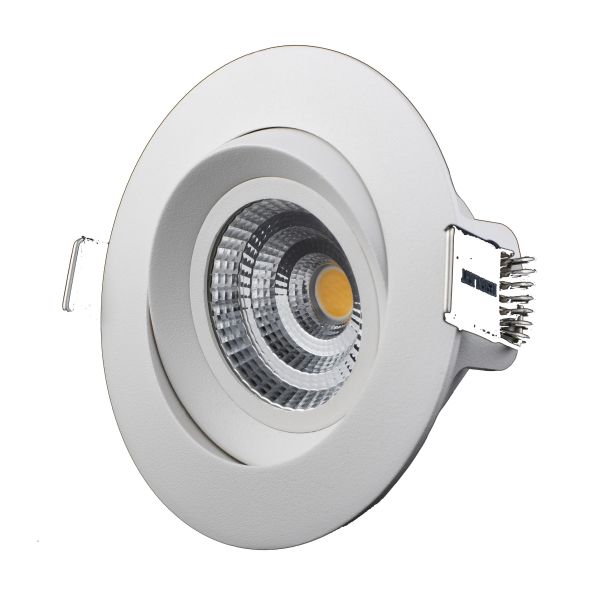 Designlight M-Penny Downlight-valaisin 7 W, käännettävä, 6 kpl 2700 K, 510 lm