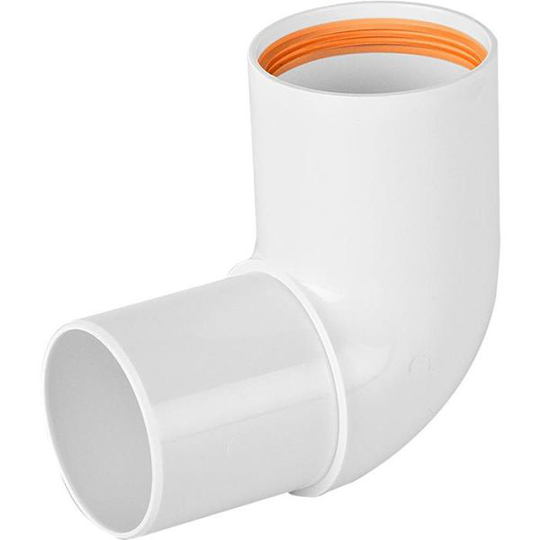 Faluplast 2316169 Taivutettu putki 50 mm, pistoliitin / sileä pää