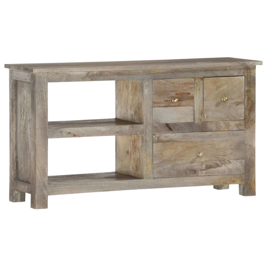 vidaXL TV-taso 110x30x55 cm täysi mangopuu