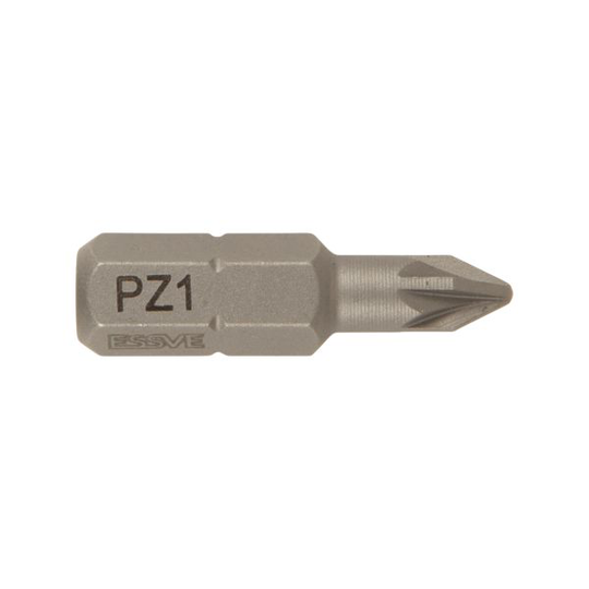 ESSVE 9980220 Ruuvikärki PZ1 x 25 mm, ristipää, 1/4", 3 kpl