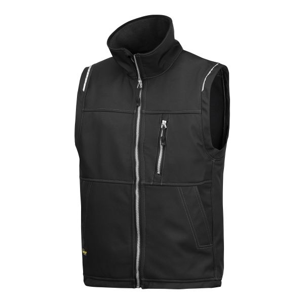 Snickers 4511 Softshell-liivi musta XS