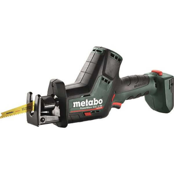 Metabo PowerMaxx SSE 12 BL Akkupuukkosaha 2 kpl 2,0 Ah:n akkuja