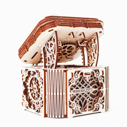 WOODEN CITY 425880 Wooden Scale Model Kit Mystery Box