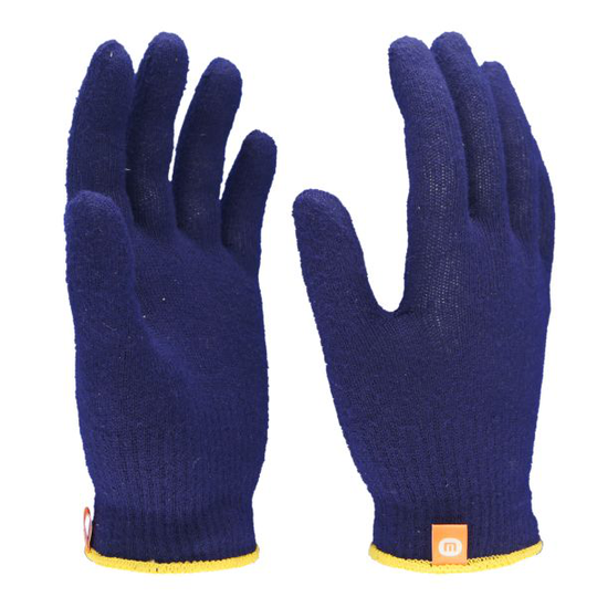 Workhand Thermofit Käsineet Saumatonta puuvillaa/lycraa Koko 9