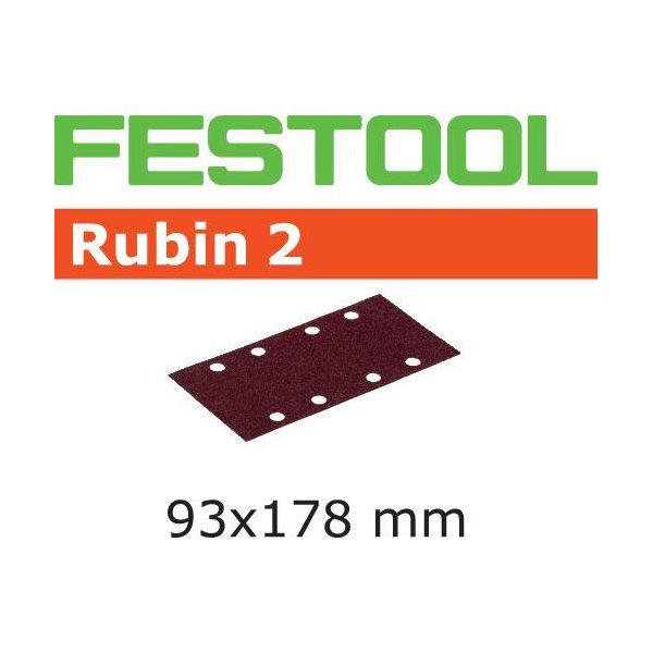 Festool STF RU2 Hiomapaperi 93X178mm, 8-reikäinen, 50 kpl P180