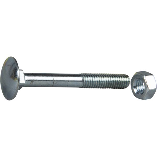 ESSVE 540106 Vaunun pultti M6, sinkitty, 4 kpl 50 mm