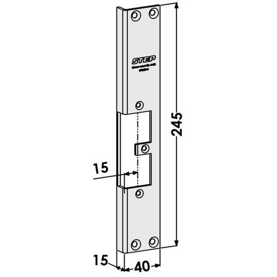STEP ST9501H Tolppa mallille STEP 92 Preload ja Release 15 mm, vastaa ST6504/730