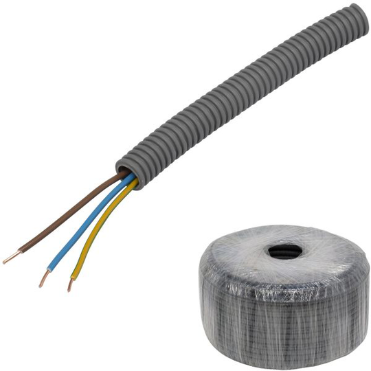 Pipelife EQ PowerFlex Kaapeli esireititetty, paloluokka D 16 mm x 100 m, 3G 1,5 mm²
