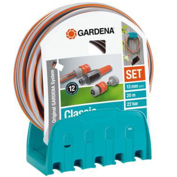 Gardena 18005-20 Letkusarja 20 m, 1/2", sisältää letkutelineen