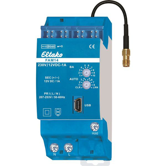 Eltako FAM14 Antennimoduuli 230 V, 126 lähtökanavaa