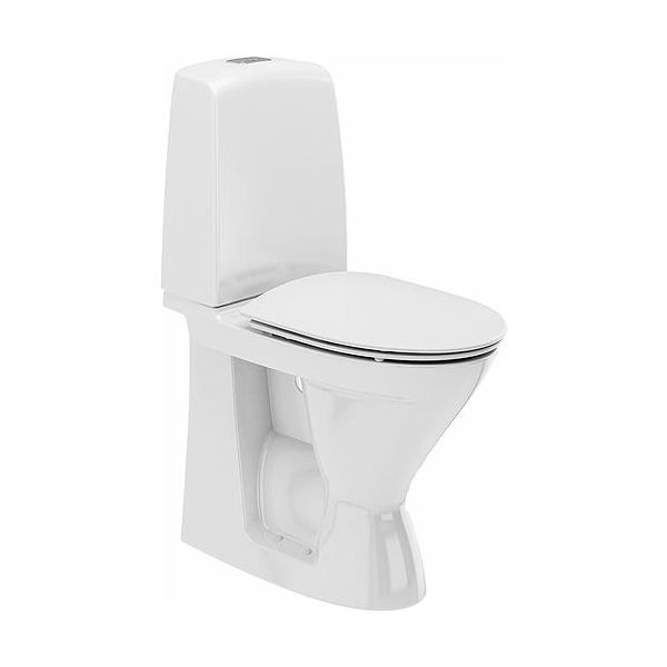 Ifö Spira 626109311010 WC-istuin korkea, kova kansi, soft-close, liimattava