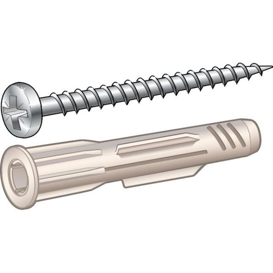 ESSVE TB Yleistulppa mukana ruuvi, 5 kpl 5x30mm