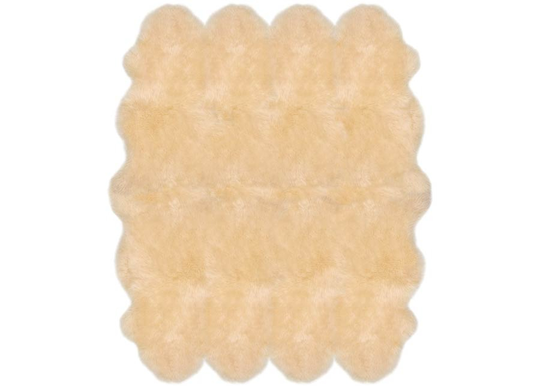 Aito lampaantalja Merino cream Octo ±170x180 cm