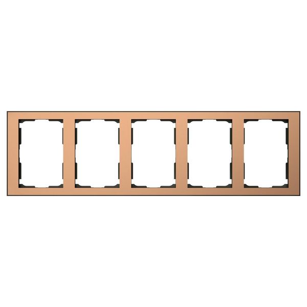 Elko EKO06556 Yhdistelmäkehys kupari/musta 5 x 1½ lokeroa