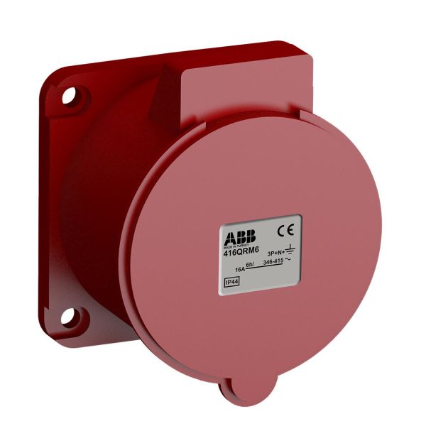 ABB 2CMA102326R1000 Paneelin ulostulo pikaliitettävä, tärinänkestävä Suora, 5-napainen, 16 A, 56x56 mm