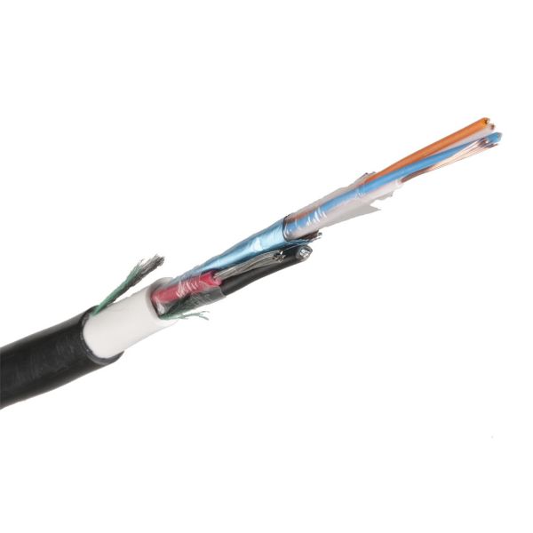 Nexans FLAQQLY Hälytyskaapeli 2x1 mm + 2x2x0.22 mm², 500 m