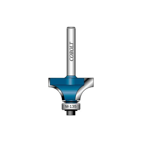 Cobolt 117-095 Pyöristysjyrsin pohja-asennettu ohjainlaakeri Säde 9,2 mm
