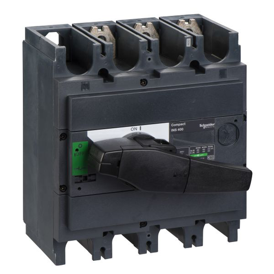 Schneider Electric ComPact INS400 Kuormankytkin 3-napainen, 400 A