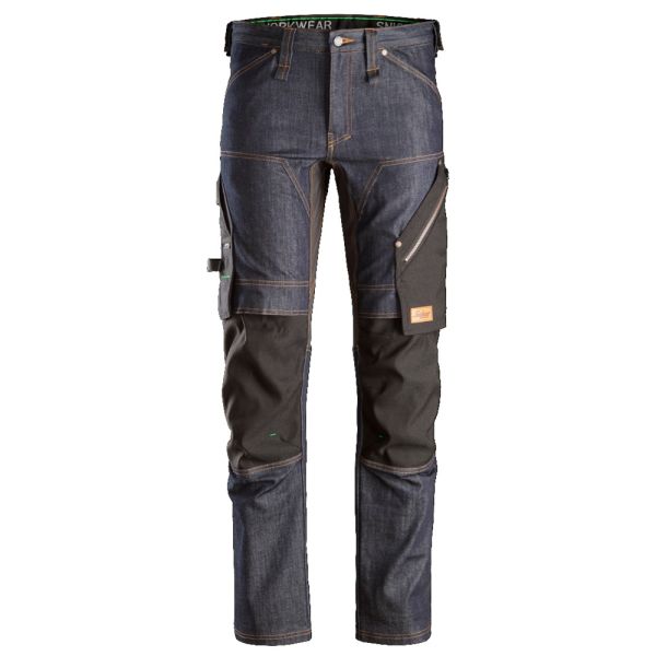Snickers 6956 FlexiWork Työhousut denim/musta 44