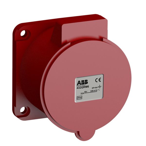 ABB 2CMA102385R1000 Paneelin ulostulo pikaliitettävä, tärinänkestävä Suora, 5-napainen, 32 A, 56x56 mm