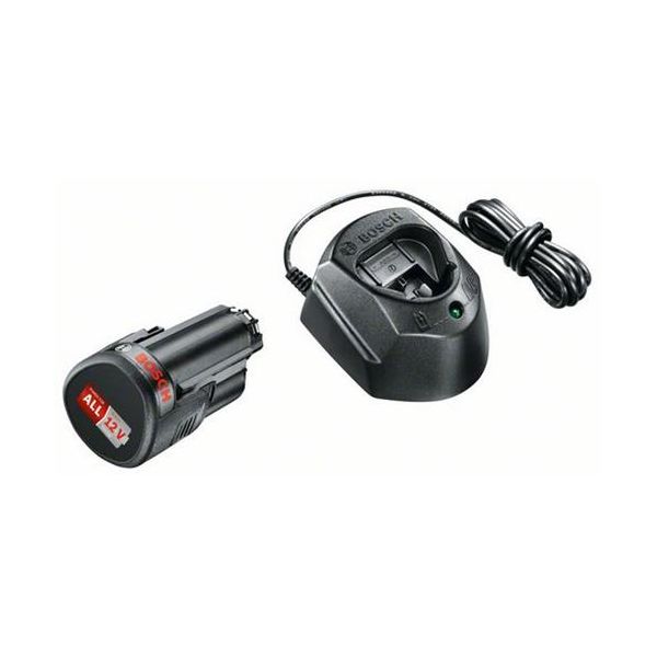 Bosch DIY GAL 1210 CV + 2x1,5Ah Latauspaketti 2 kpl 1,5 Ah:n akkuja ja laturin