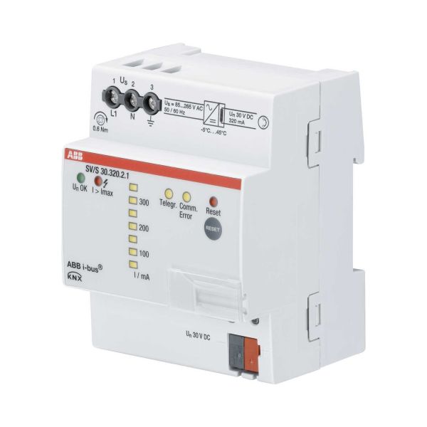 ABB 2CDG110145R0011 Virtalähde diagnostiikalla 320 mA, LED-näyttö etupaneelissa